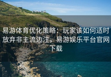 易游体育优化策略：玩家该如何适时放弃非主流边注，易游娱乐平台官网下载